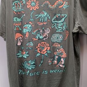 Killer Acid "Nature is Weird" Graphic Tee - Olive
